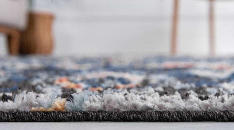 Tangier Treasures Collection Area Rug - Casablanca Rectangle Navy Blue lifestyle 9