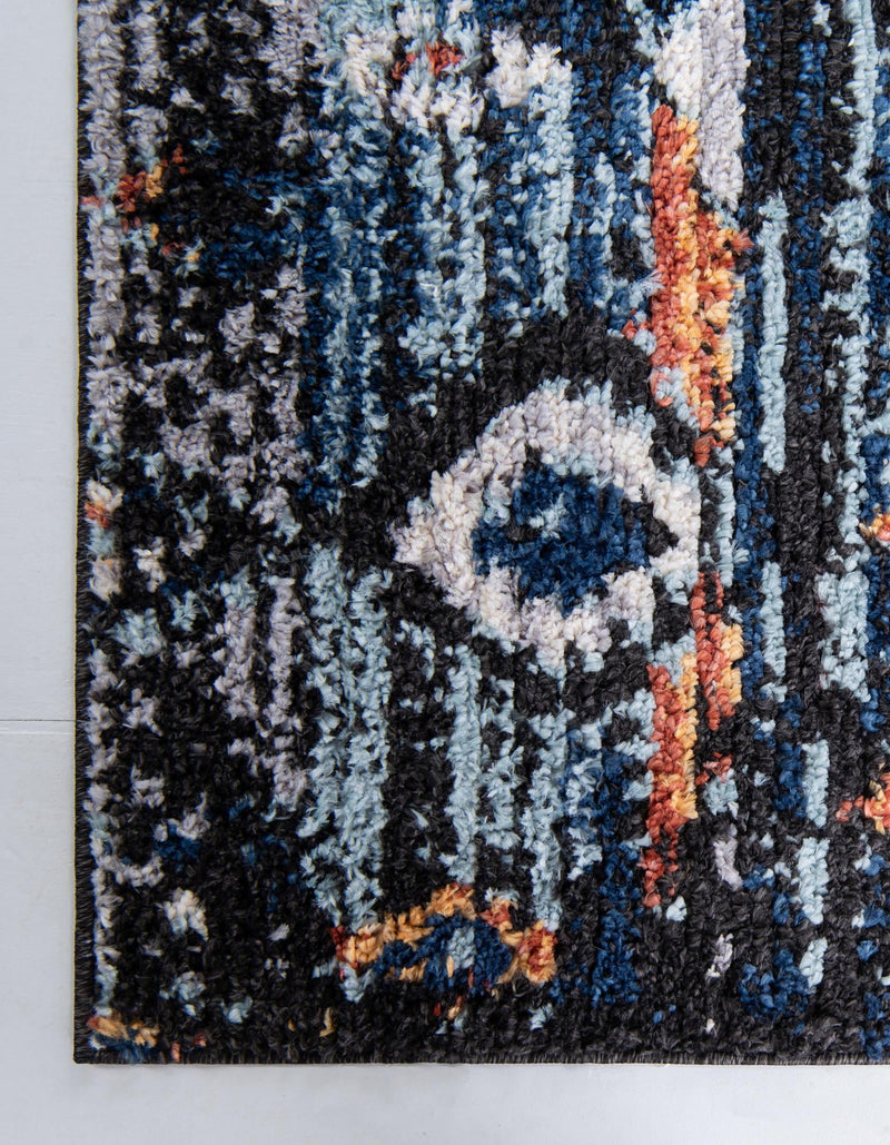 Tangier Treasures Collection Area Rug - Casablanca Rectangle Navy Blue lifestyle 17