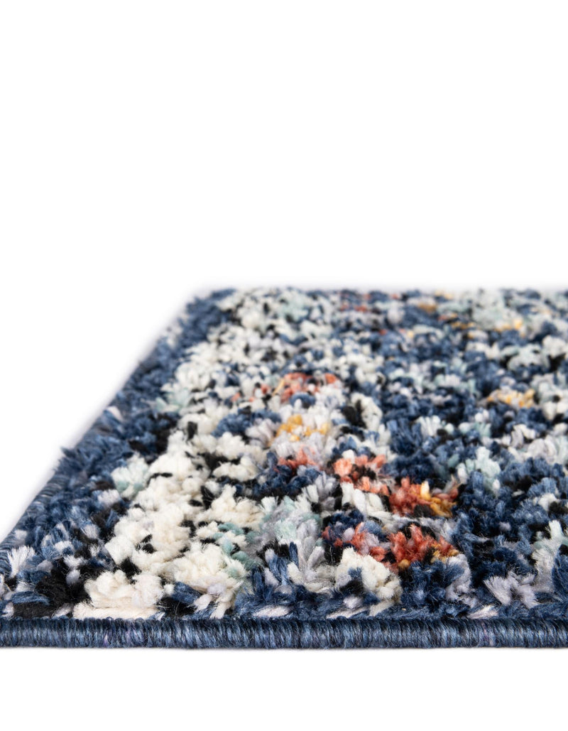 Tangier Treasures Collection Area Rug - Marrakech Rectangle Navy Blue lifestyle 21