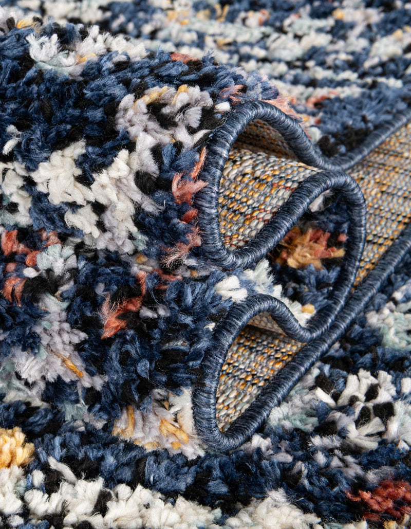 Tangier Treasures Collection Area Rug - Marrakech Rectangle Navy Blue lifestyle 39