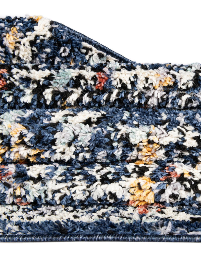 Tangier Treasures Collection Area Rug - Marrakech Rectangle Navy Blue lifestyle 42