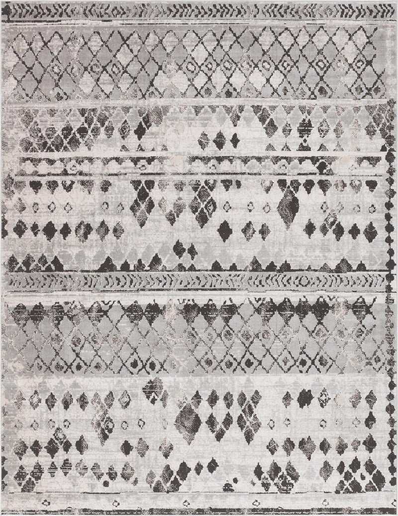 Dresden Elegance Collection Area Rug - Zittau Rectangle Gray Main