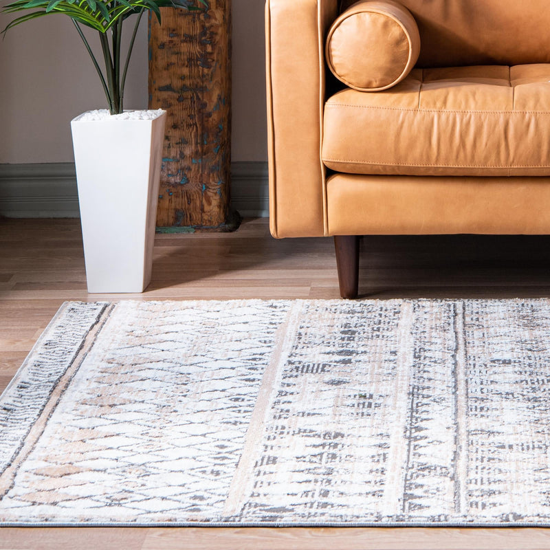 Dresden Elegance Collection Area Rug - Zittau Rectangle Beige lifestyle 12