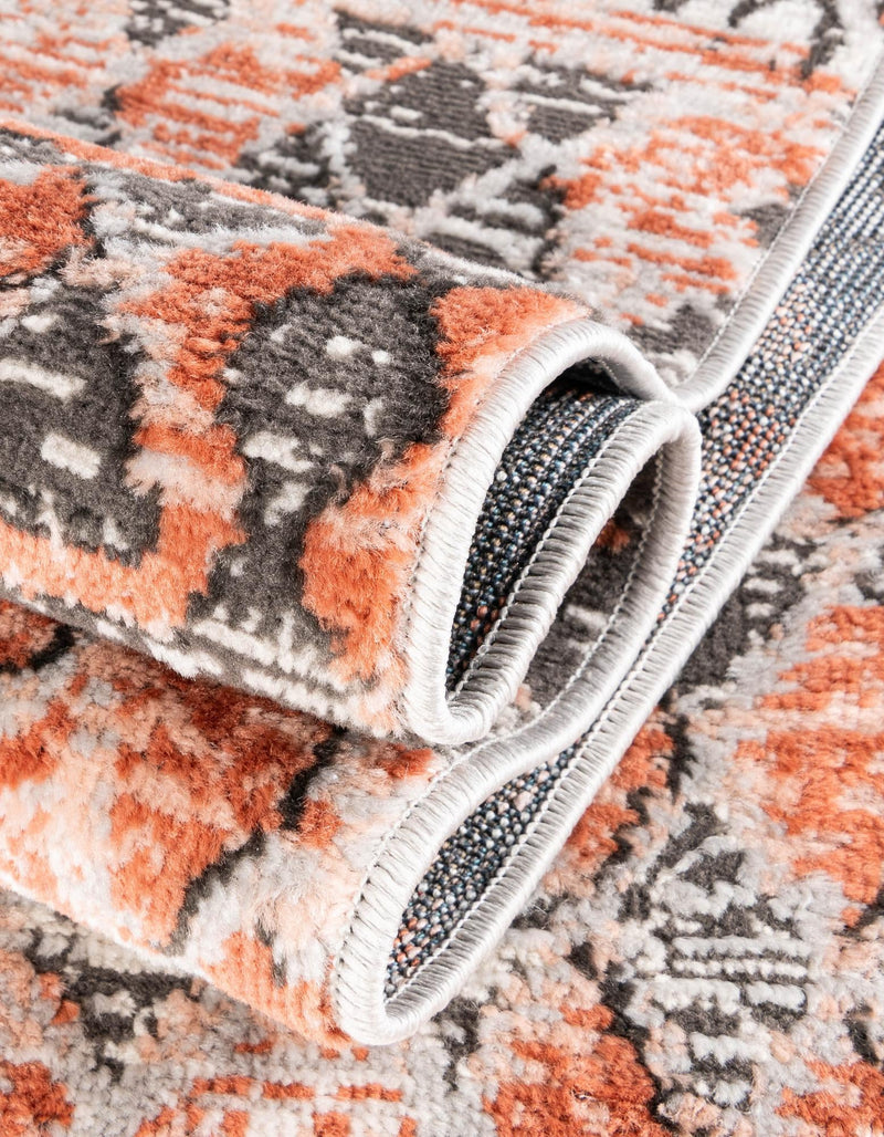 Dresden Elegance Collection Area Rug - Zittau Round Salmon lifestyle 88