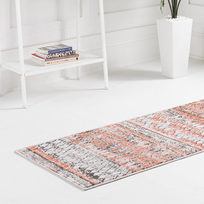Dresden Elegance Collection Area Rug - Zittau Runner Salmon lifestyle 34