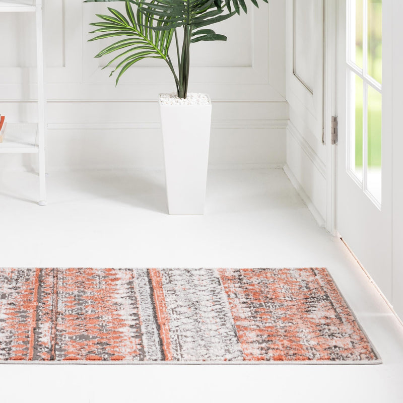 Dresden Elegance Collection Area Rug - Zittau Runner Salmon lifestyle 37