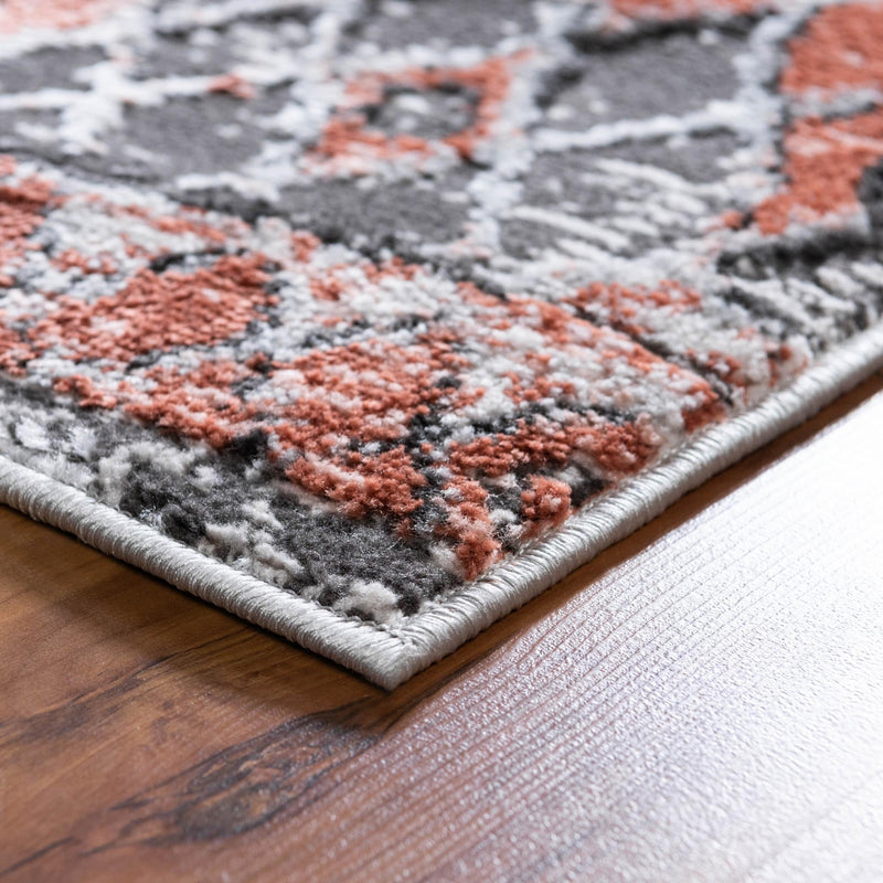 Dresden Elegance Collection Area Rug - Zittau Runner Salmon lifestyle 40
