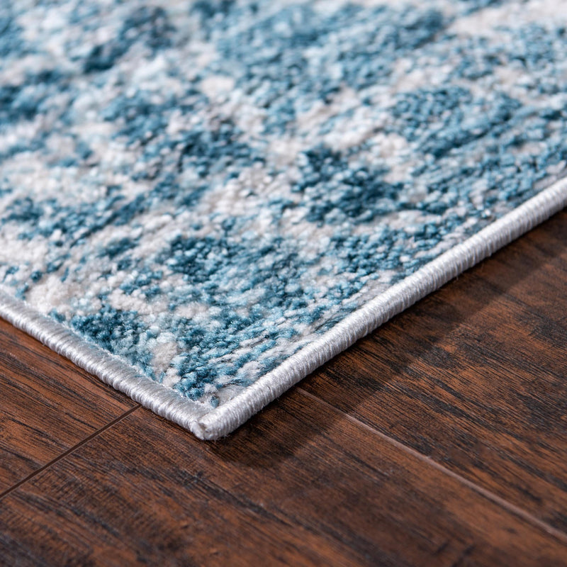 Dresden Elegance Collection Area Rug - Zittau Rectangle Blue lifestyle 14