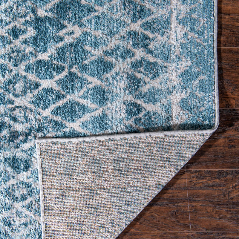 Dresden Elegance Collection Area Rug - Zittau Rectangle Blue lifestyle 17