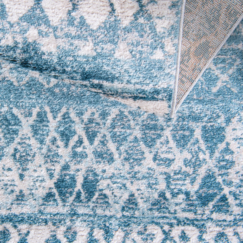 Dresden Elegance Collection Area Rug - Zittau Rectangle Blue lifestyle 20
