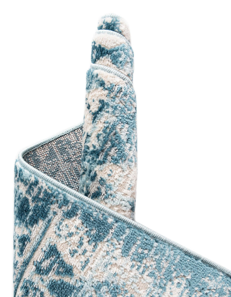 Dresden Elegance Collection Area Rug - Zittau Rectangle Blue lifestyle 31