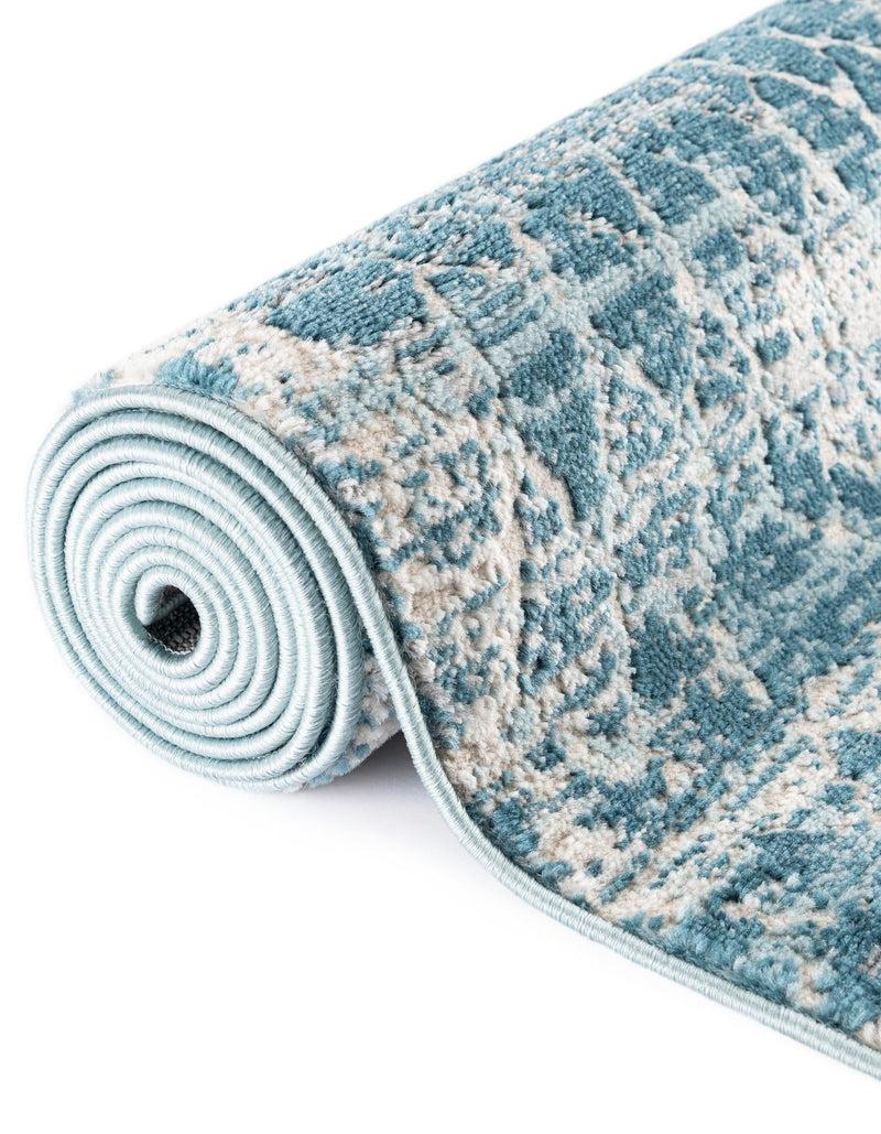 Dresden Elegance Collection Area Rug - Zittau Rectangle Blue lifestyle 32