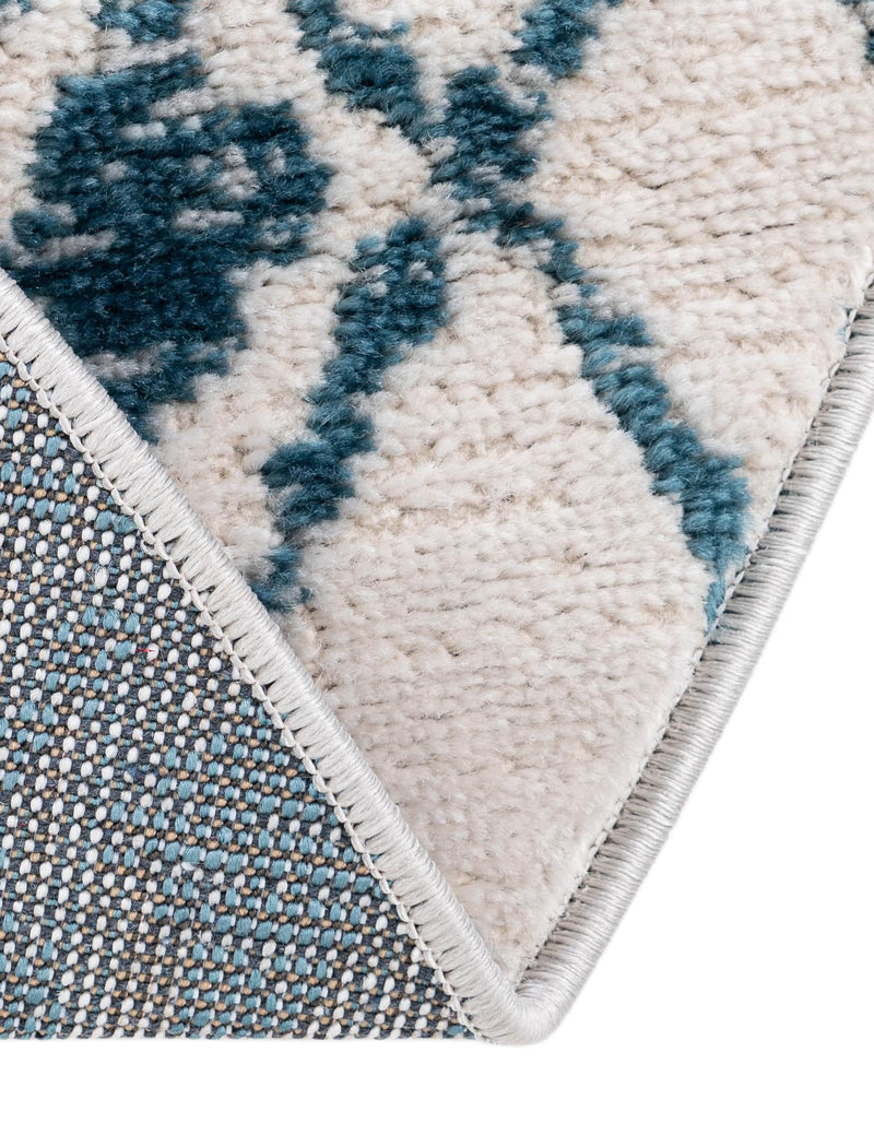 Dresden Elegance Collection Area Rug - Zittau Round Blue lifestyle 80