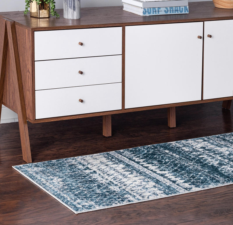 Dresden Elegance Collection Area Rug - Zittau Runner Blue lifestyle 53