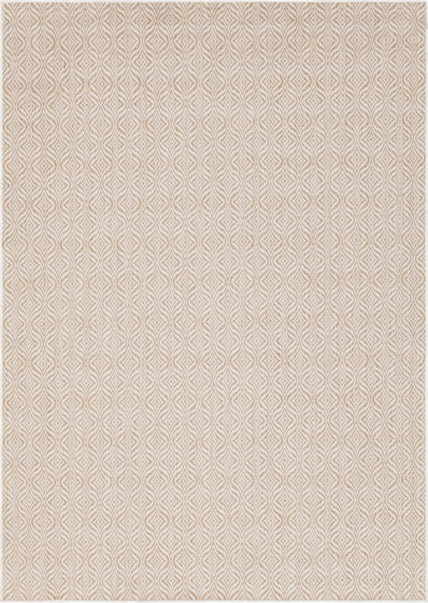 Garden Lattice Oasis Collection Area Rug - Terrace Rectangle Taupe Main