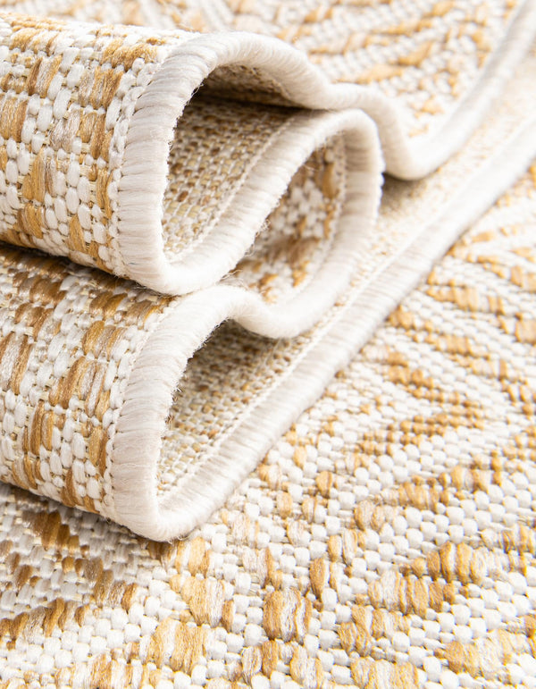 Garden Lattice Oasis Collection Area Rug - Terrace Runner Taupe lifestyle 20