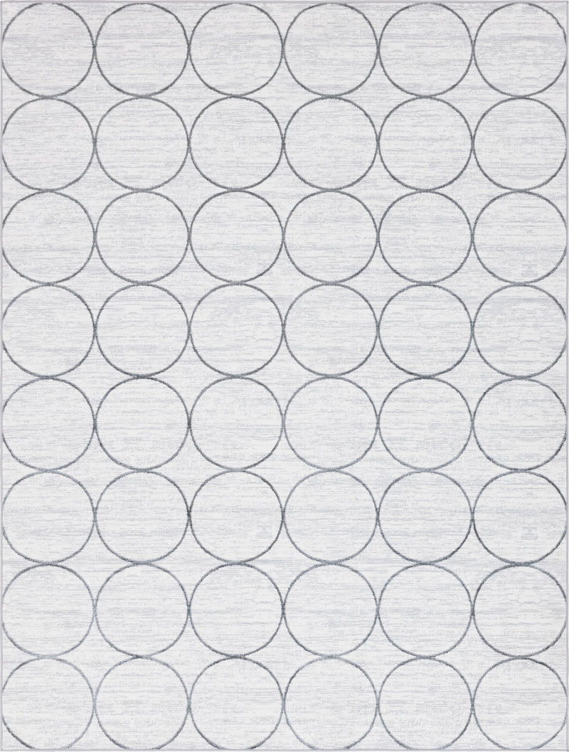 Garden Maze Retreat Collection Area Rug - Ivyhaven Rectangle White lifestyle 2