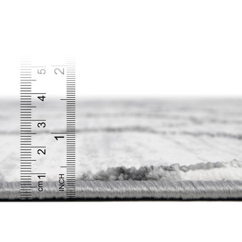 Garden Maze Retreat Collection Area Rug - Ivyhaven Rectangle White lifestyle 14