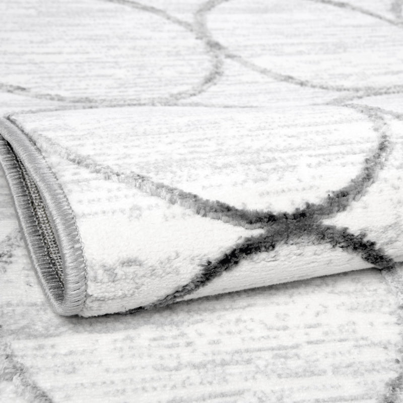 Garden Maze Retreat Collection Area Rug - Ivyhaven Rectangle White lifestyle 17