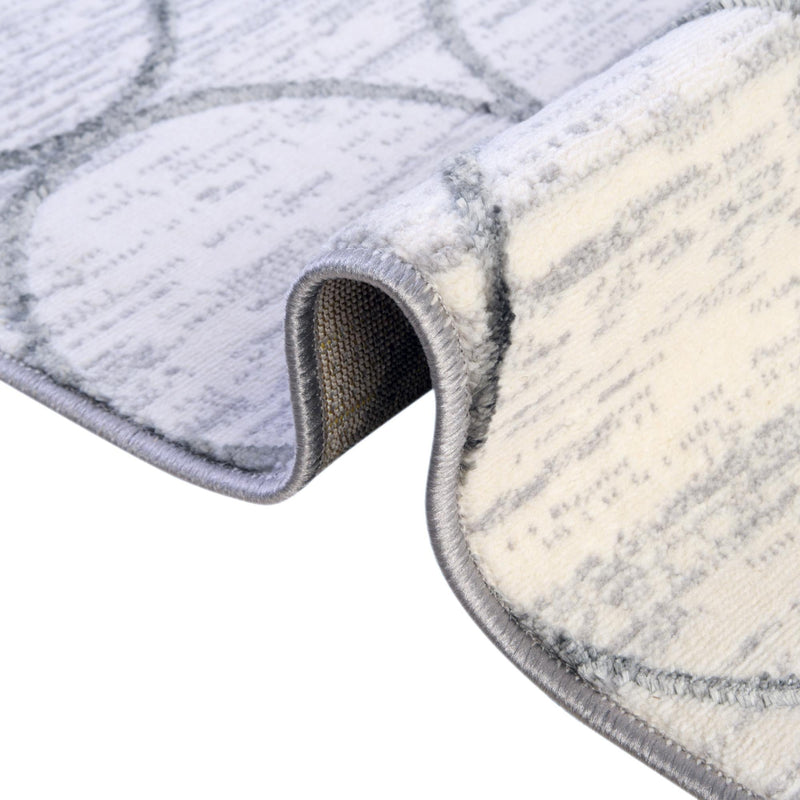 Garden Maze Retreat Collection Area Rug - Ivyhaven Rectangle White lifestyle 29