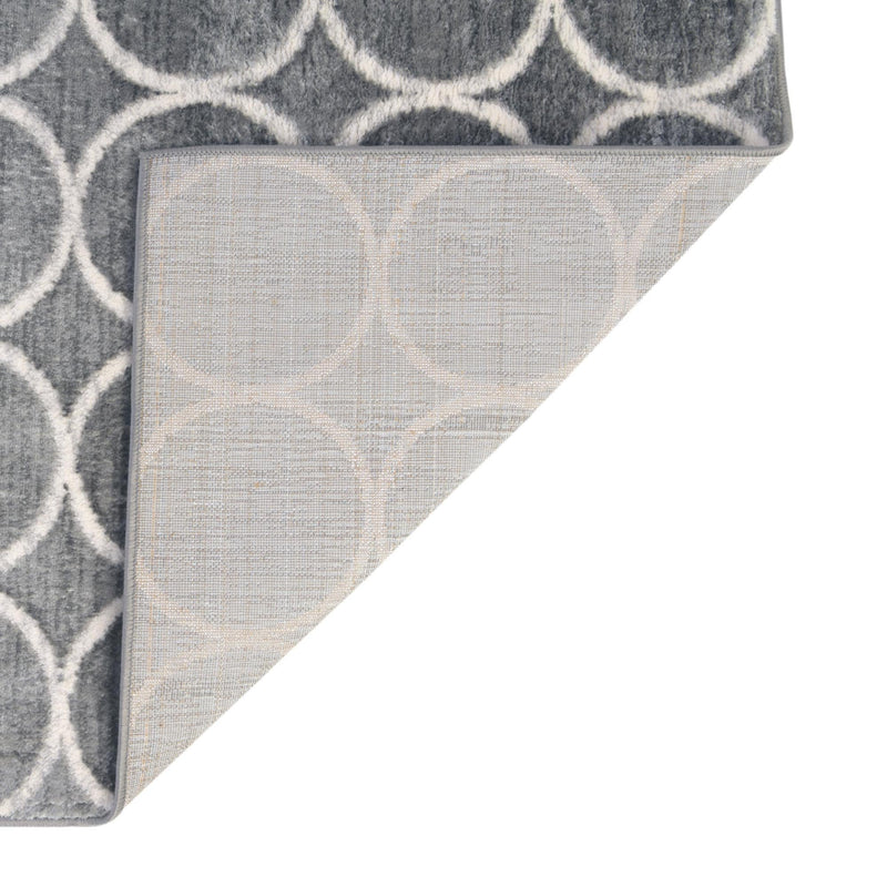 Garden Maze Retreat Collection Area Rug - Ivyhaven Rectangle Gray lifestyle 27