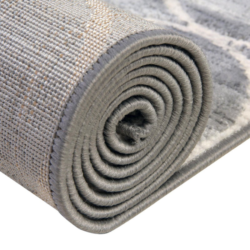 Garden Maze Retreat Collection Area Rug - Ivyhaven Rectangle Gray lifestyle 35