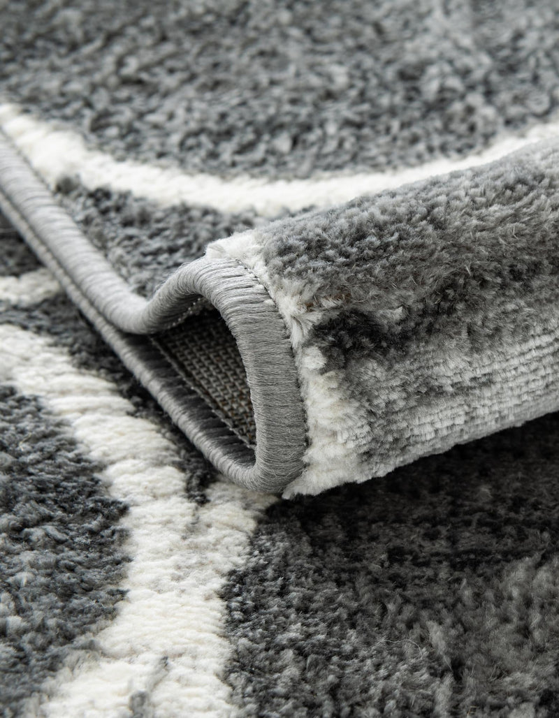 Garden Maze Retreat Collection Area Rug - Ivyhaven Rectangle Gray lifestyle 42