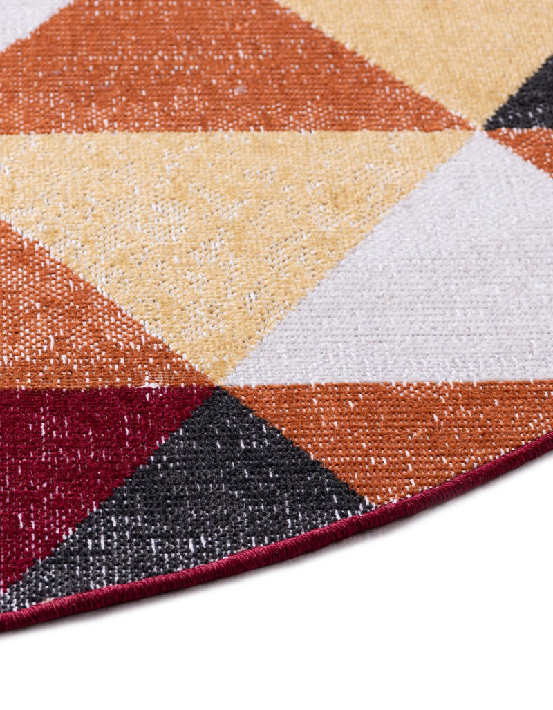 Seville Elegance Collection Area Rug - Malaga Round Multi lifestyle 42