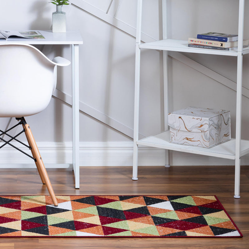 Seville Elegance Collection Area Rug - Malaga Runner Multi lifestyle 34
