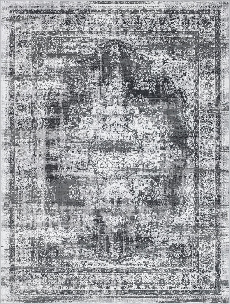 Geneva Terrace Collection Area Rug - Vevey Rectangle Gray lifestyle 3