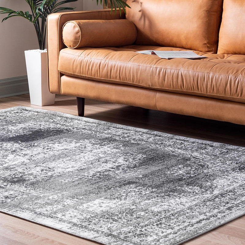 Geneva Terrace Collection Area Rug - Vevey Rectangle Gray lifestyle 4