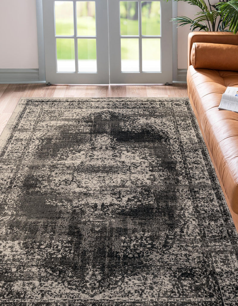 Geneva Terrace Collection Area Rug - Vevey Rectangle Gray lifestyle 12