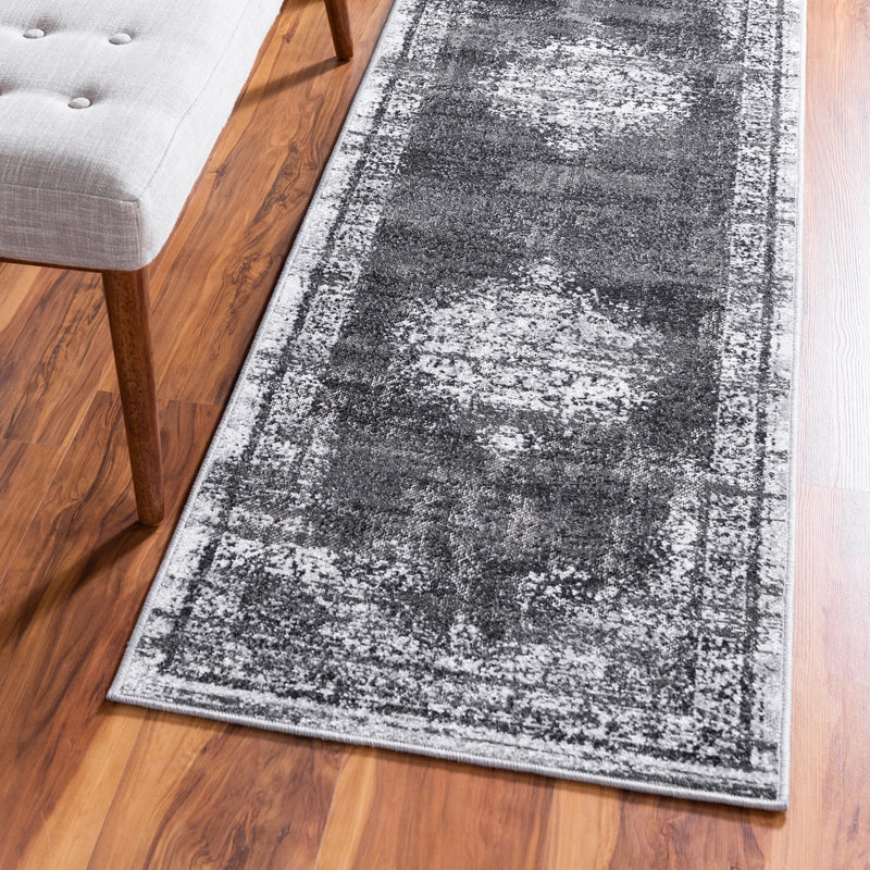 Geneva Terrace Collection Area Rug - Vevey Runner Gray lifestyle 37