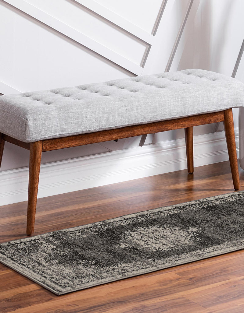 Geneva Terrace Collection Area Rug - Vevey Runner Gray lifestyle 48