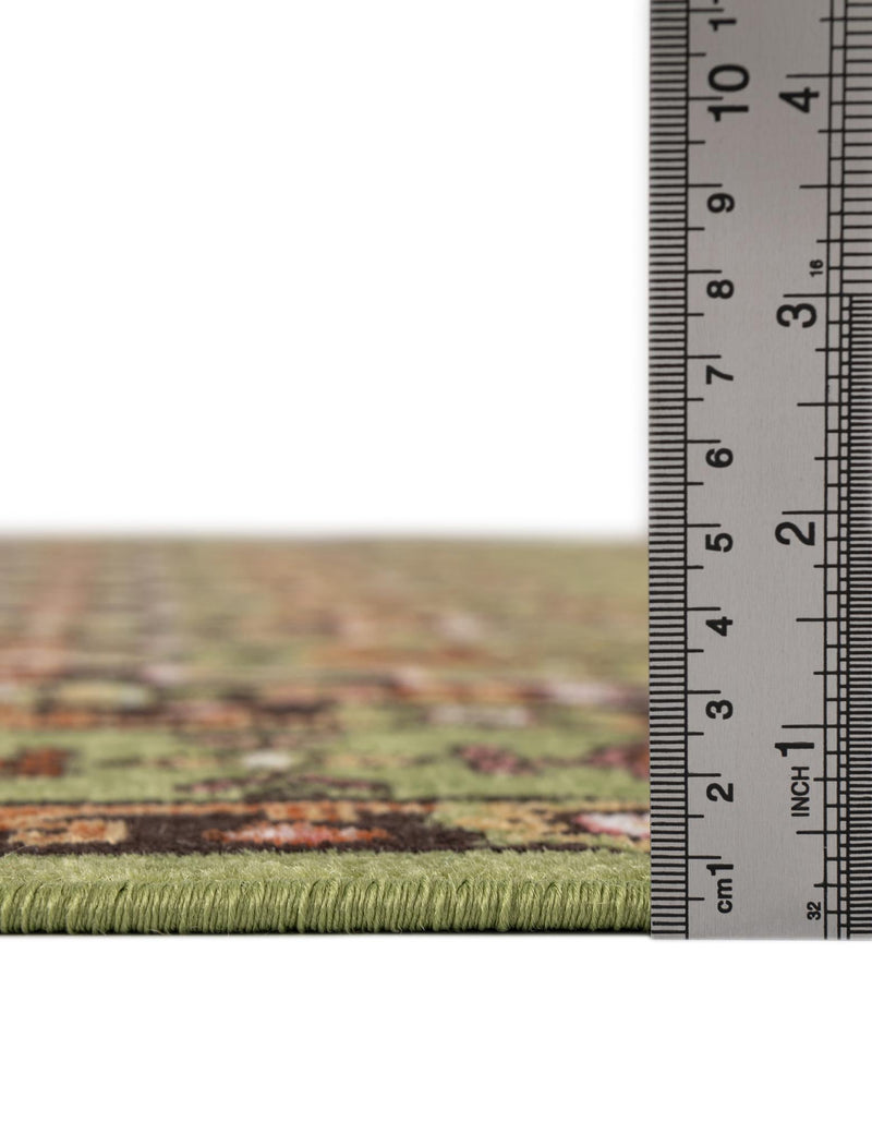 Geneva Terrace Collection Area Rug - Nyon Rectangle Green lifestyle 10
