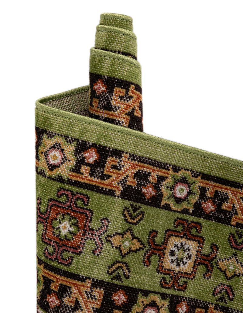 Geneva Terrace Collection Area Rug - Nyon Rectangle Green lifestyle 22