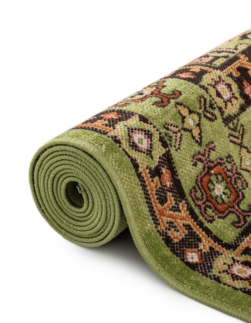 Geneva Terrace Collection Area Rug - Nyon Rectangle Green lifestyle 24