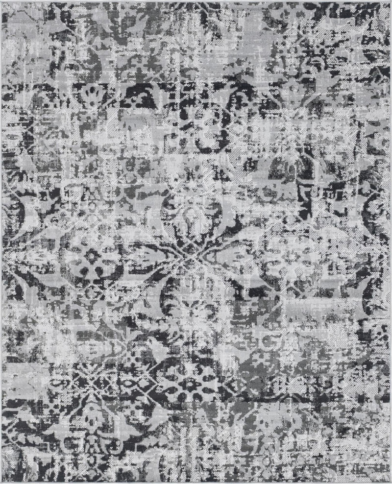 Geneva Terrace Collection Area Rug - Morges Rectangle Gray lifestyle 2