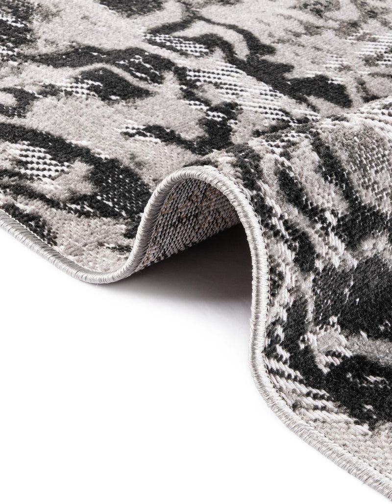 Geneva Terrace Collection Area Rug - Morges Rectangle Gray lifestyle 29