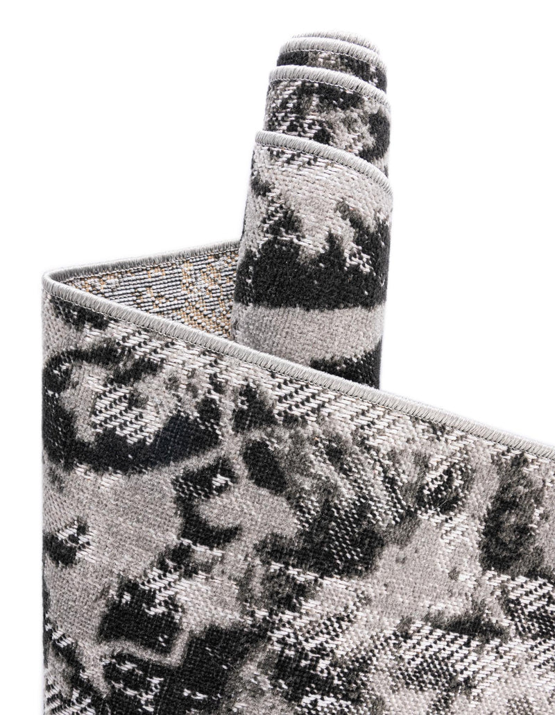 Geneva Terrace Collection Area Rug - Morges Rectangle Gray lifestyle 32