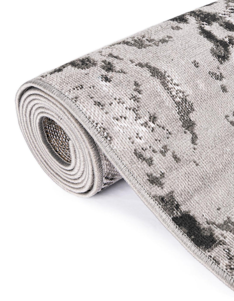 Geneva Terrace Collection Area Rug - Morges Rectangle Gray lifestyle 35