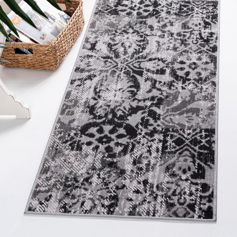 Geneva Terrace Collection Area Rug - Morges Runner Gray lifestyle 35