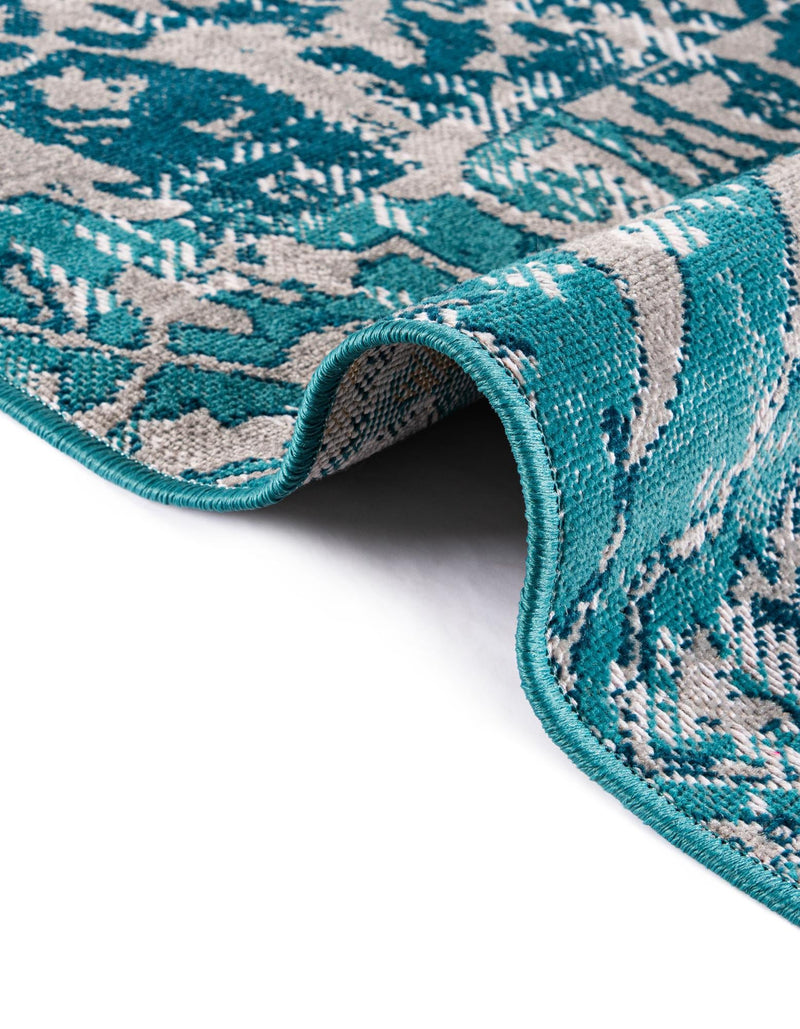 Geneva Terrace Collection Area Rug - Morges Rectangle Blue lifestyle 30