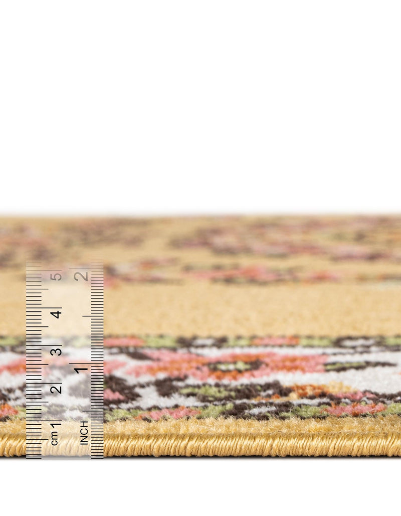 Geneva Terrace Collection Area Rug - Yverdon Rectangle Yellow lifestyle 25
