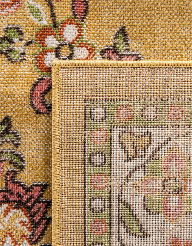 Geneva Terrace Collection Area Rug - Yverdon Rectangle Yellow lifestyle 38
