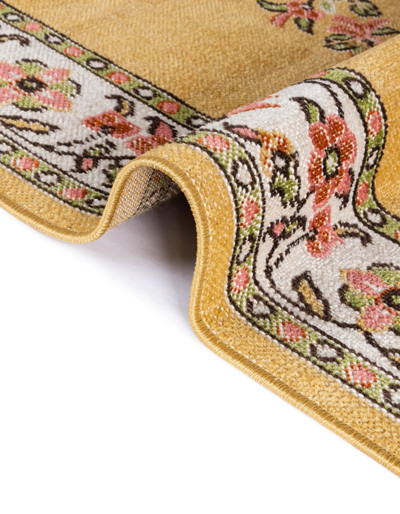 Geneva Terrace Collection Area Rug - Yverdon Rectangle Yellow lifestyle 40
