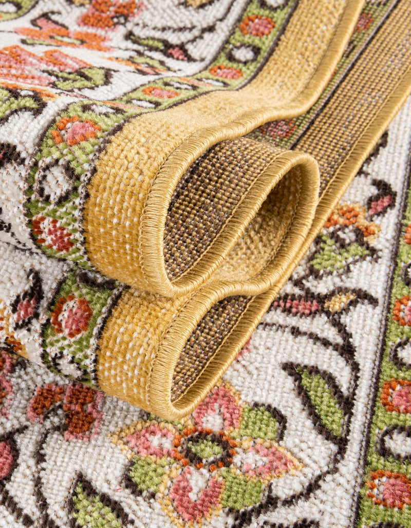 Geneva Terrace Collection Area Rug - Yverdon Rectangle Yellow lifestyle 47