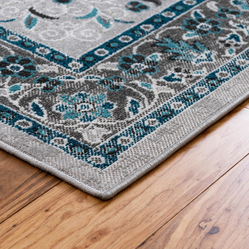 Geneva Terrace Collection Area Rug - Yverdon Rectangle Gray lifestyle 22