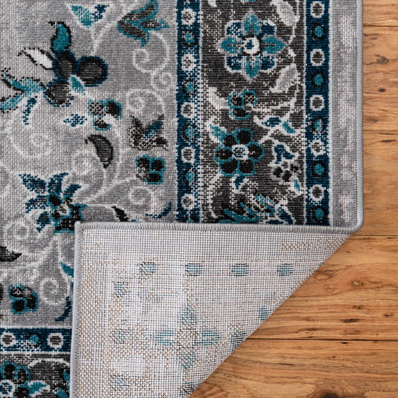 Geneva Terrace Collection Area Rug - Yverdon Rectangle Gray lifestyle 26