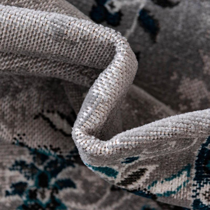 Geneva Terrace Collection Area Rug - Yverdon Rectangle Gray lifestyle 34